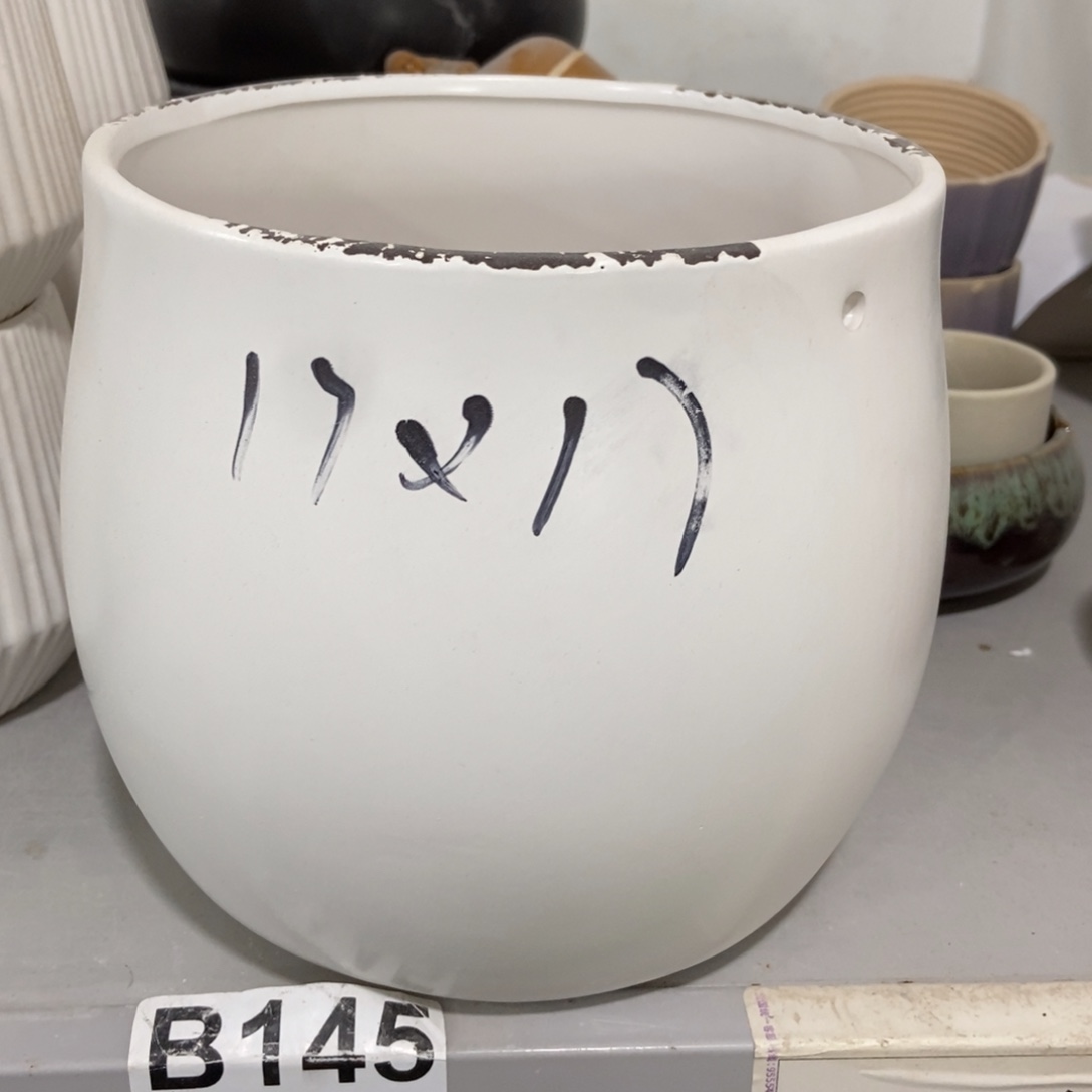 红陶高温陶瓷花盆