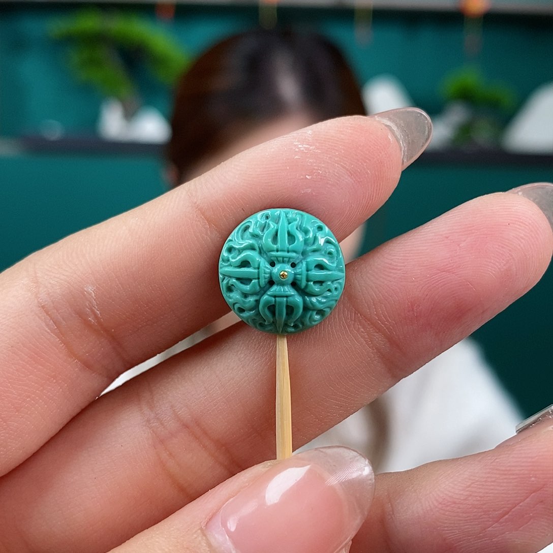 绿松石珠宝奇石未镶嵌