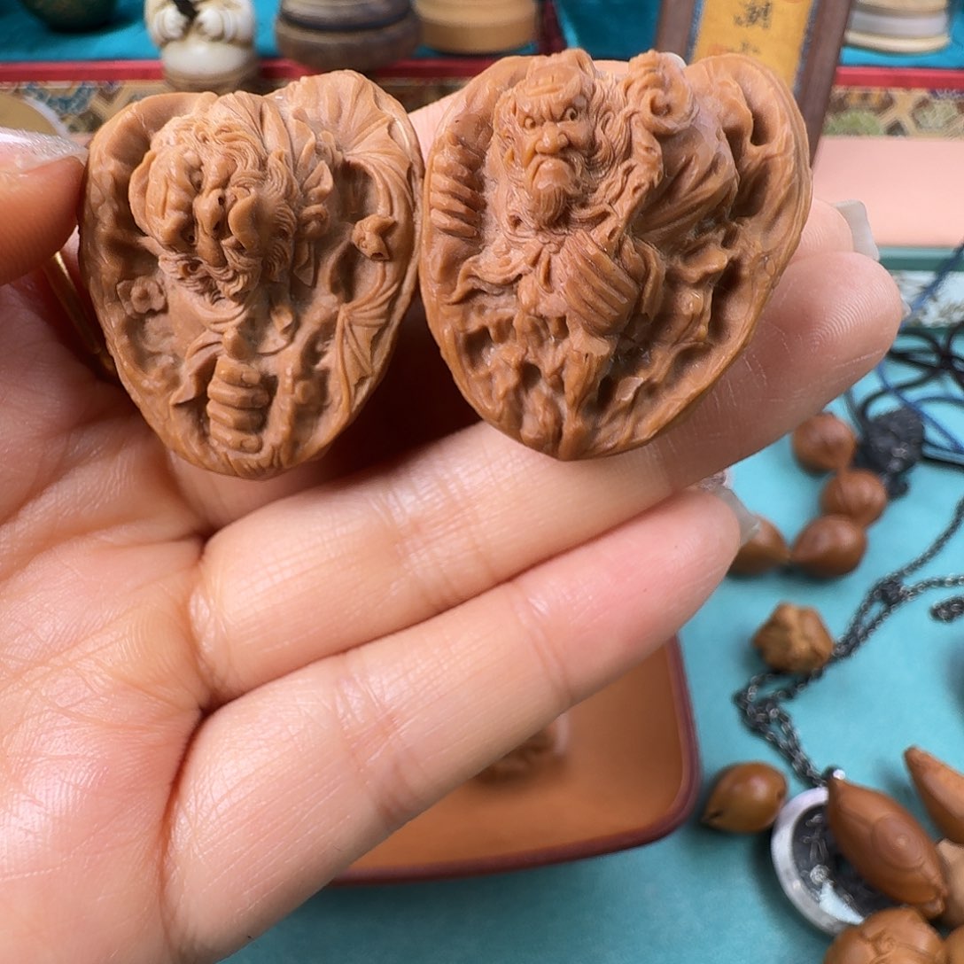 无***求手串/手链橄榄核核潮核雕手工制作