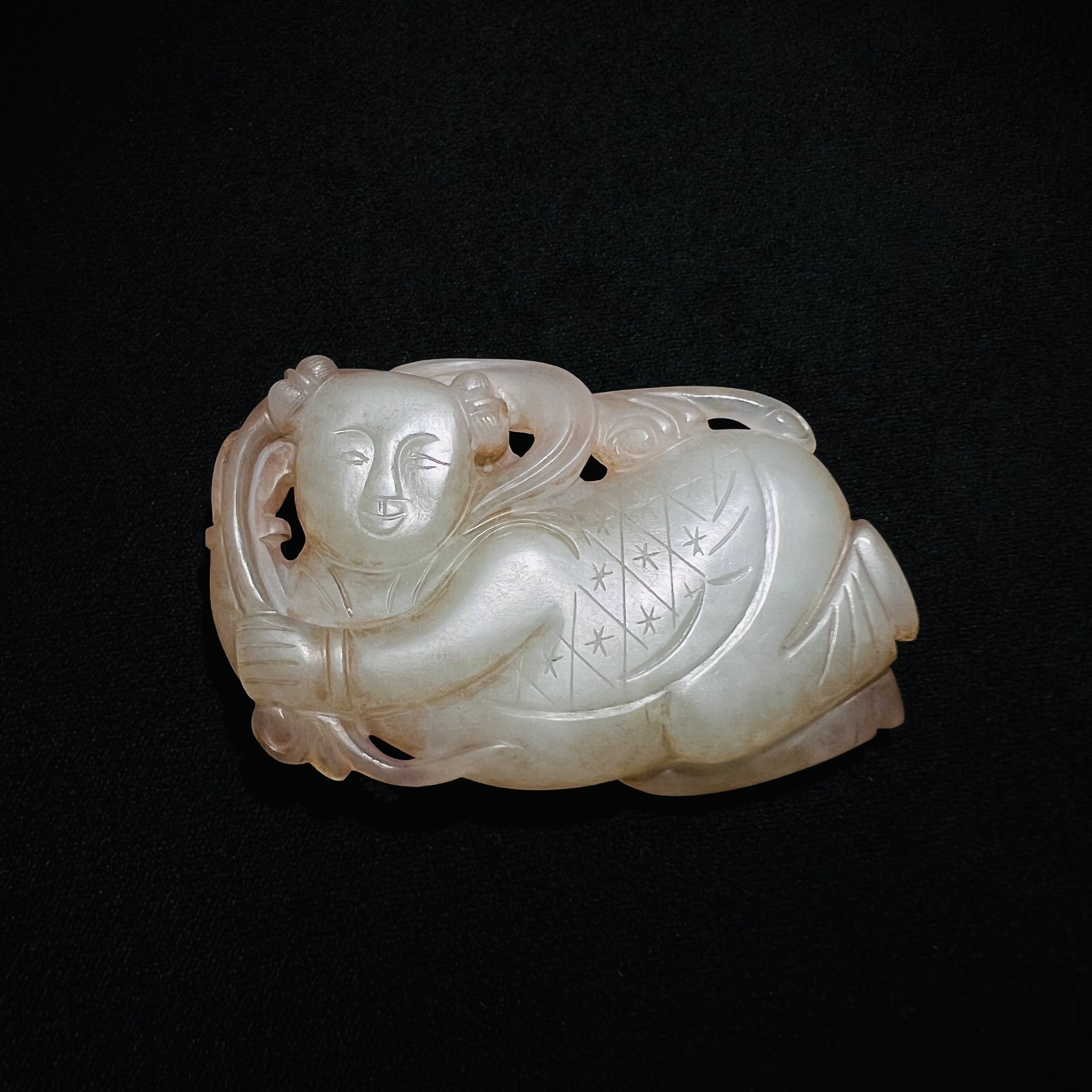 和田玉童子佩/宫廷密宝禄/北京益州文物商店