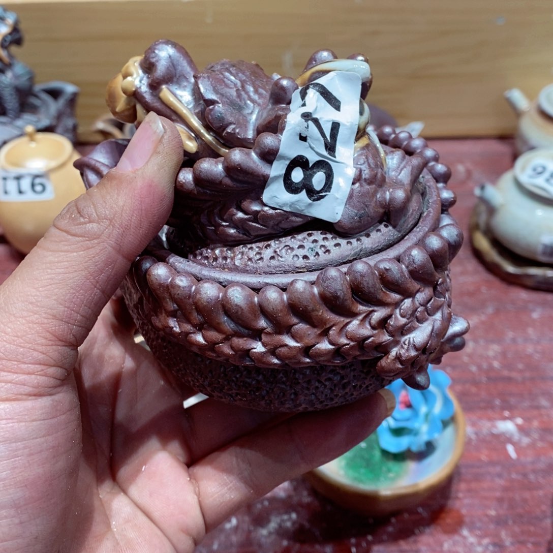 瑕疵，柴烧茶具陶瓷杯子