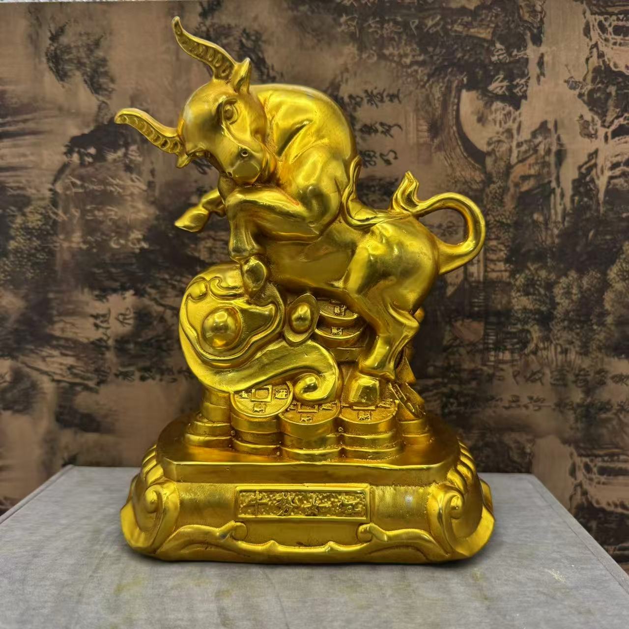 JY450/AW  十二生肖牛/摆件