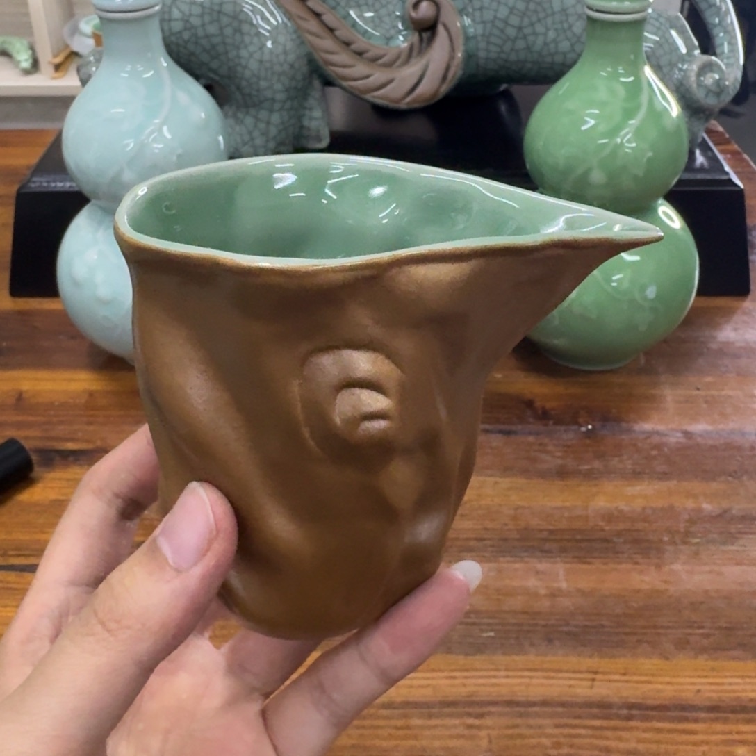 龙泉青瓷茶具微瑕7104