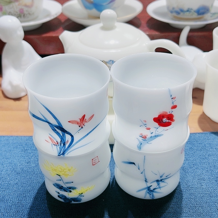 杯4个高冰95cc手绘1111111