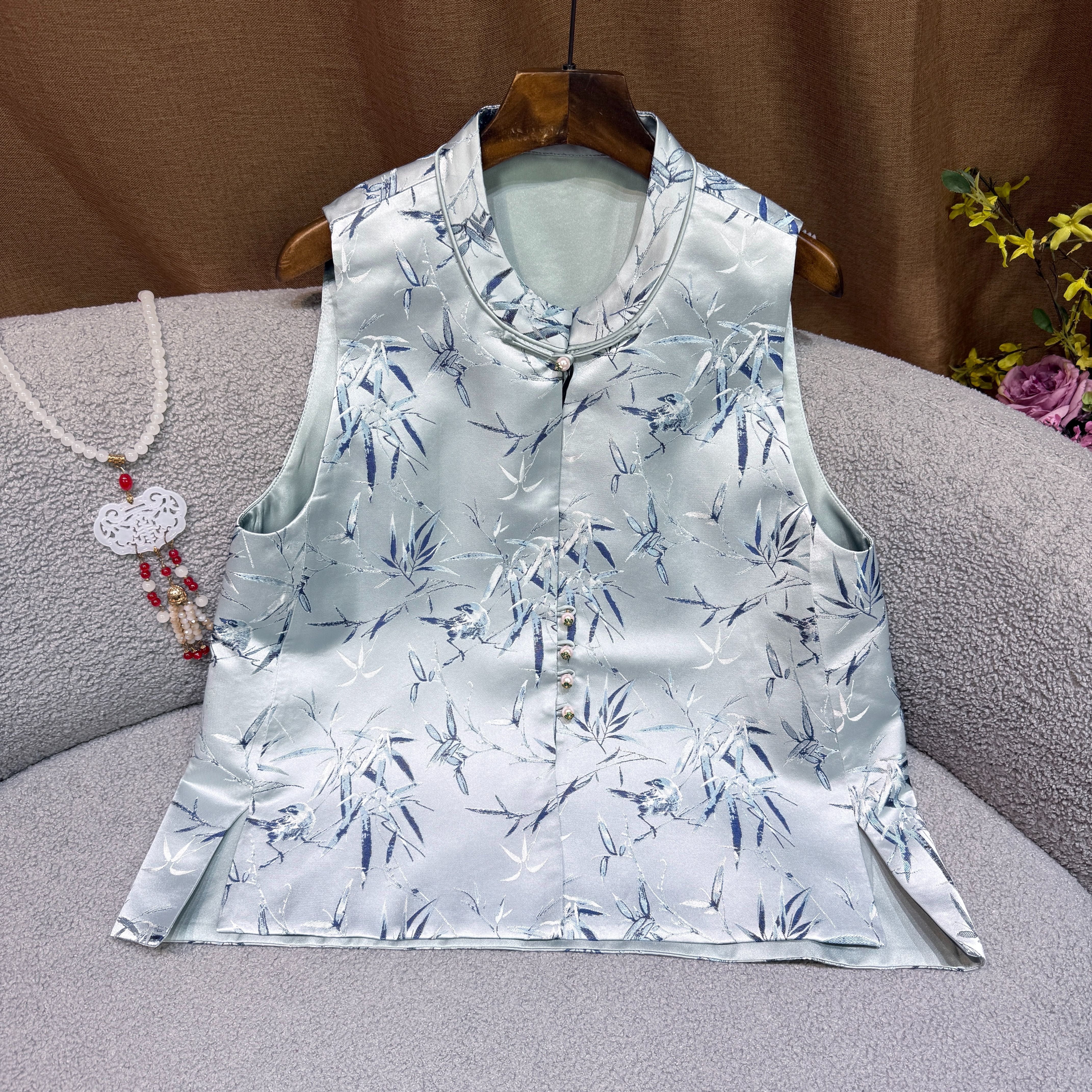 【SHANGLIU】新中式国风定制高级时尚百搭马甲新款HF-870024（10）