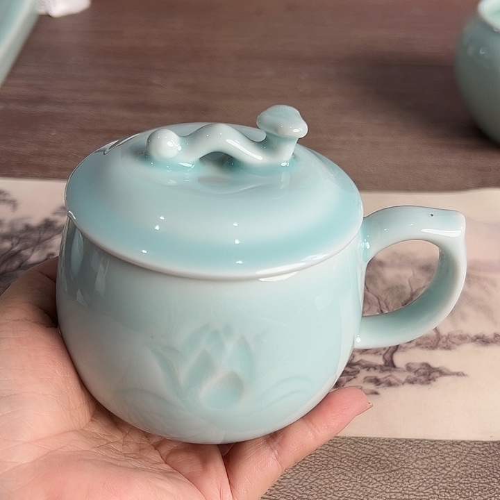 小米茶器龙泉青瓷