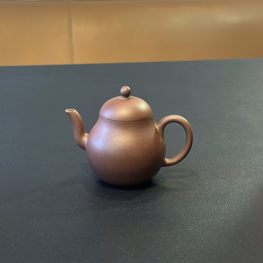 原矿深井老紫泥•摹古器仿老款【高梨】单孔