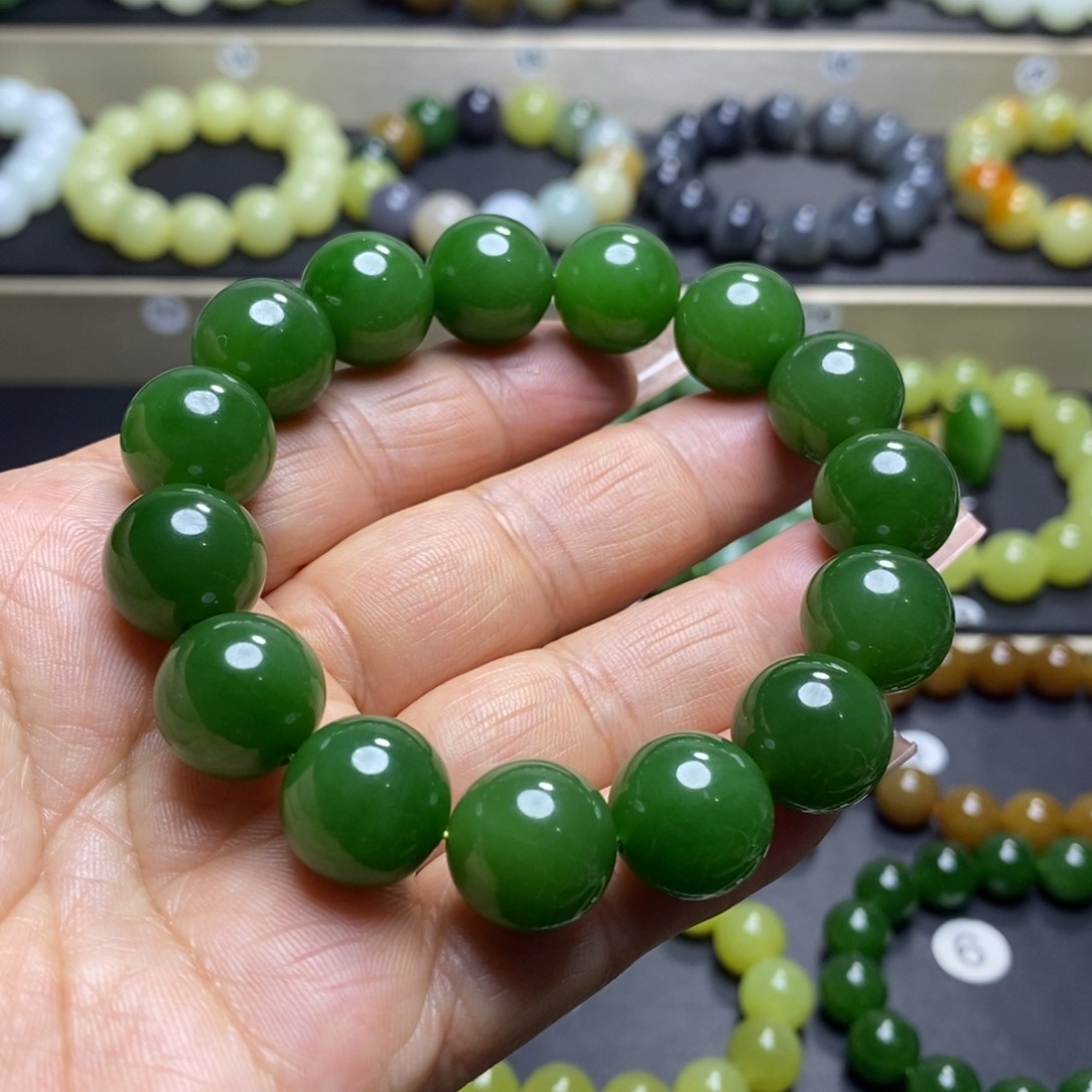 和田玉手串未镶嵌