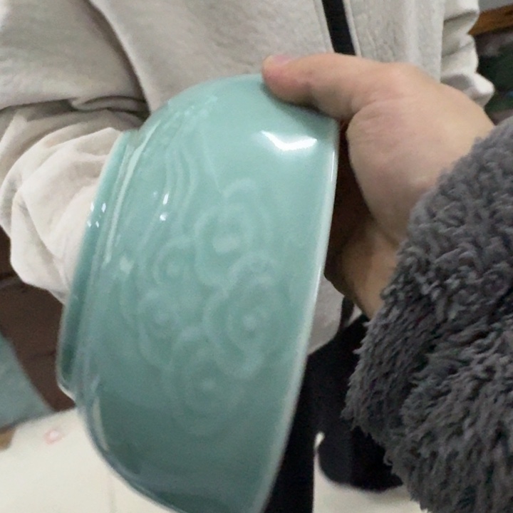 龙泉青瓷茶具微瑕5015