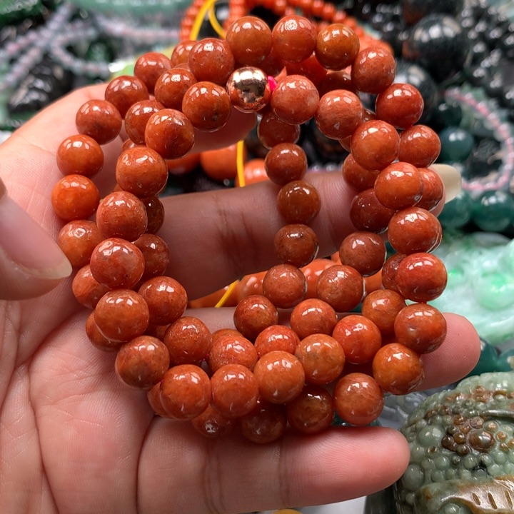 翡翠颈饰未镶嵌保真天然A货翡翠