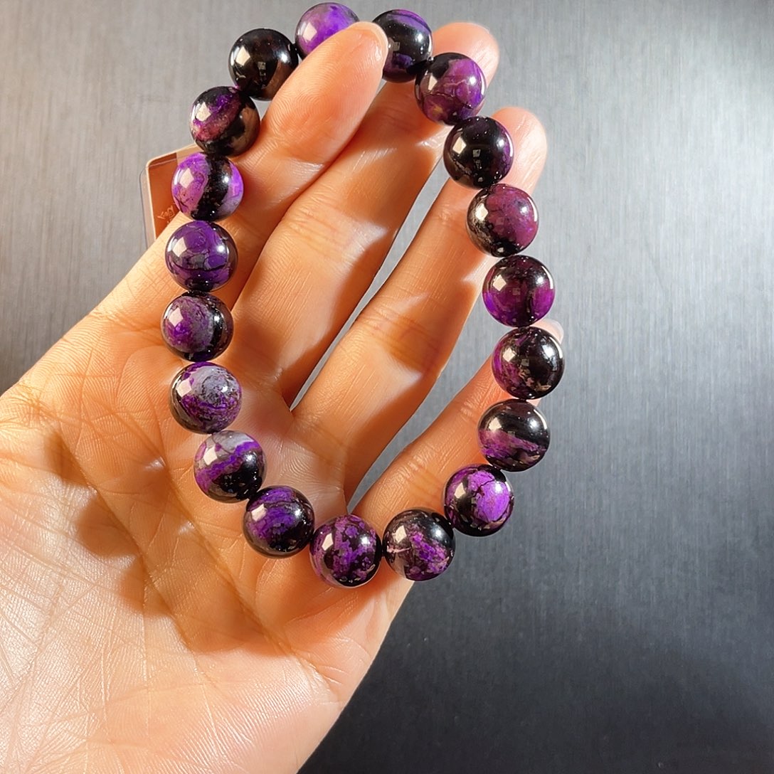 未镶嵌苏纪石（舒俱来）南非舒俱来老矿料手串