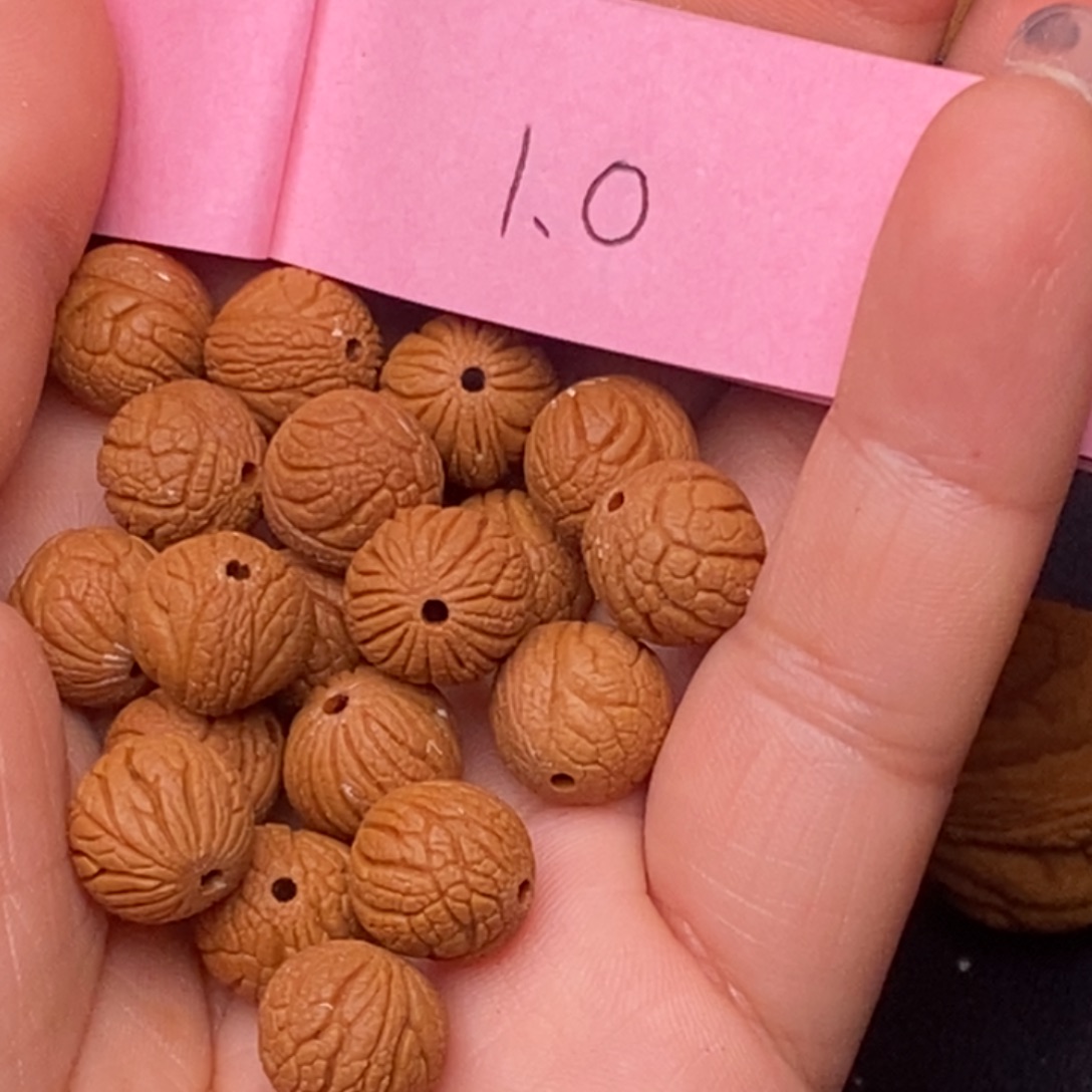 秦岭龙纹桃核21颗