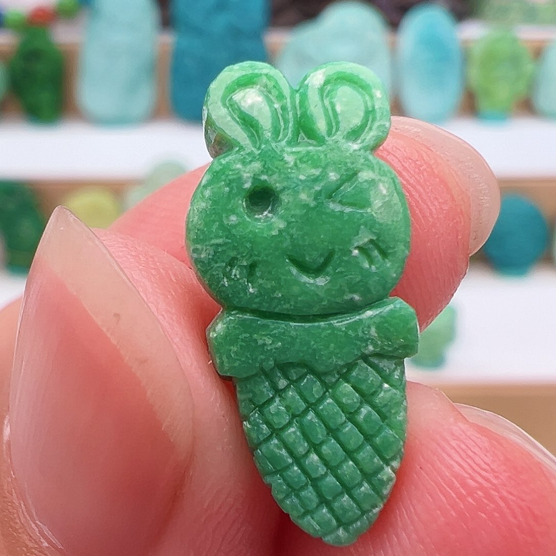 绿松石未镶嵌项链