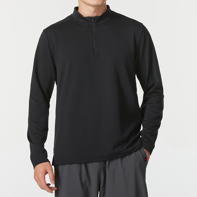 UA安德玛快干长袖T恤男女春季新款高领拉链健身训练跑步服1387434