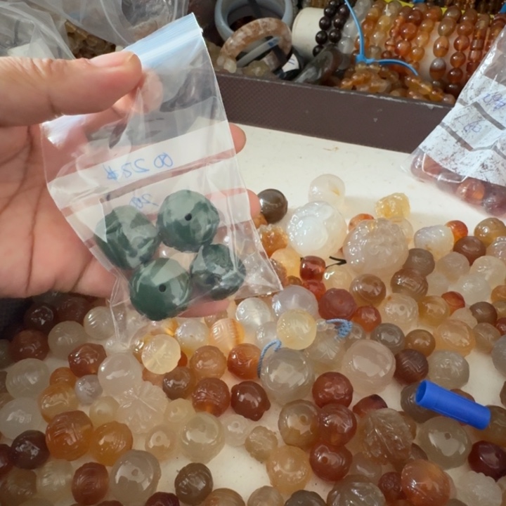 玛瑙/玉髓颈饰合金●****体0022