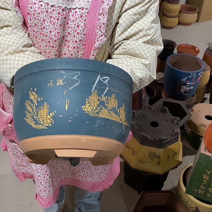 紫砂花盆紫砂花盆