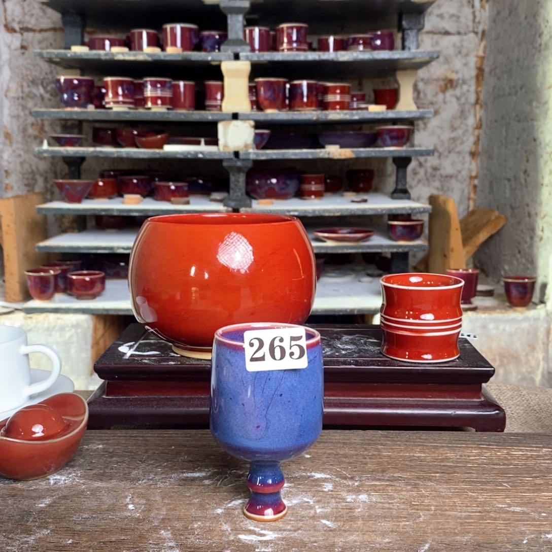 摆件萧**堂开窑大吉，神垕钧瓷