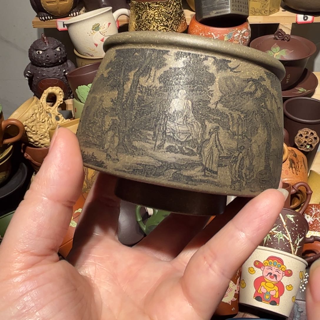 紫砂茶杯宜兴紫砂主人杯