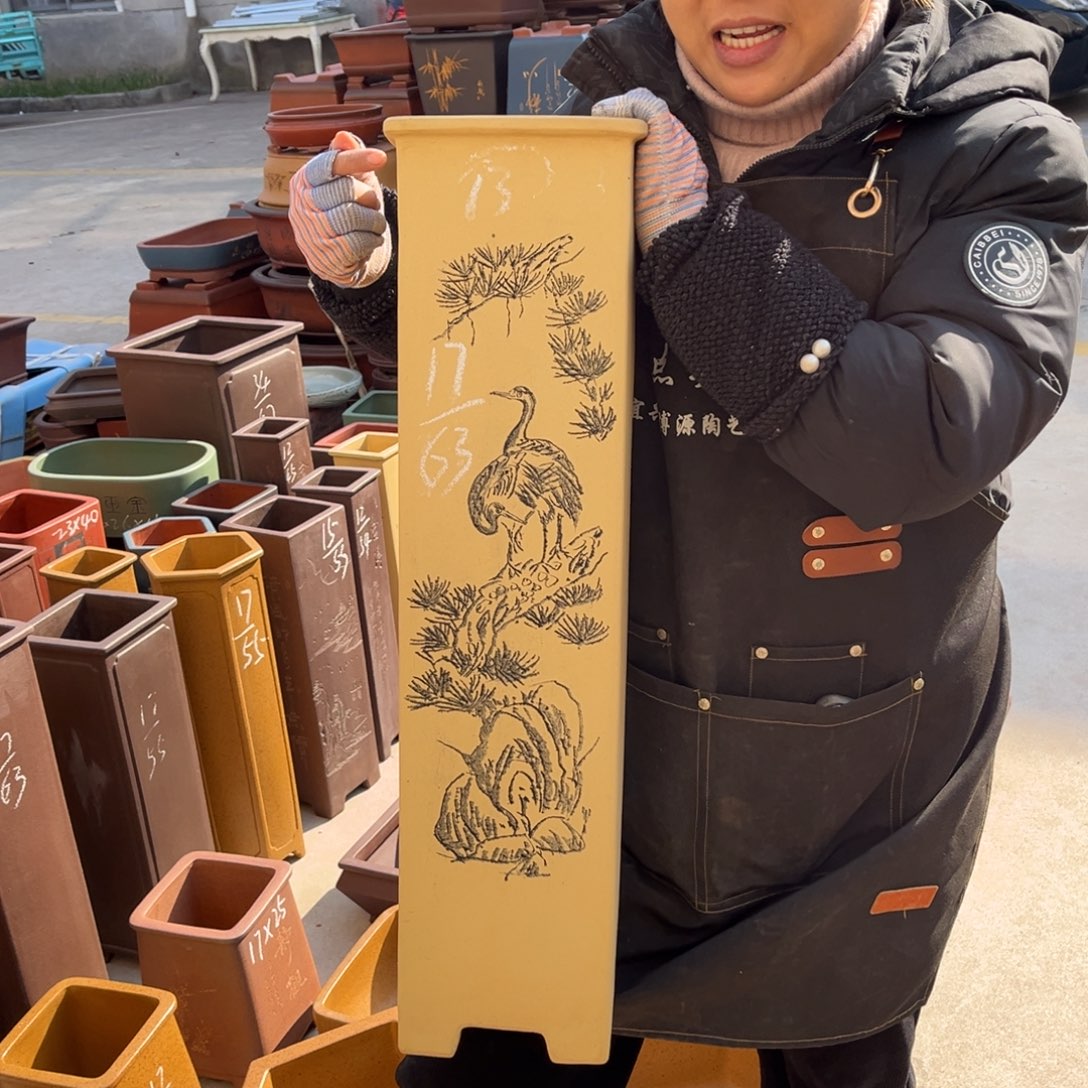 紫砂花盆盆景艺术