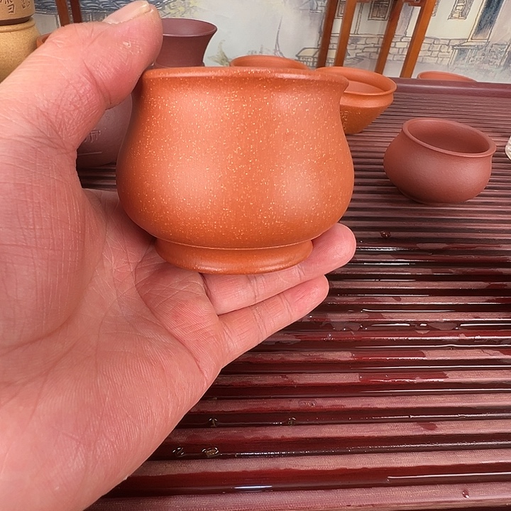 紫砂茶杯紫主人杯150