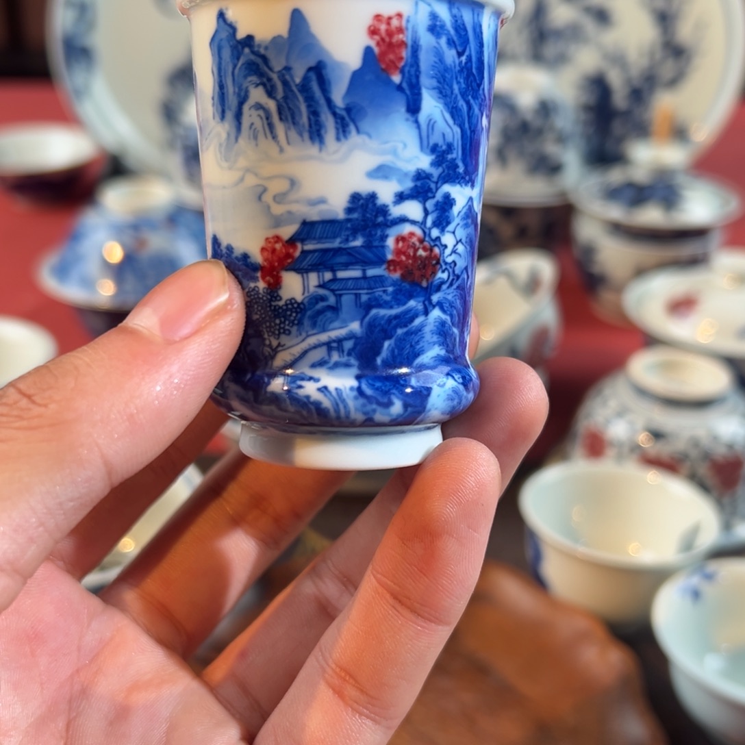 瓷片景德镇手工手绘茶器5568