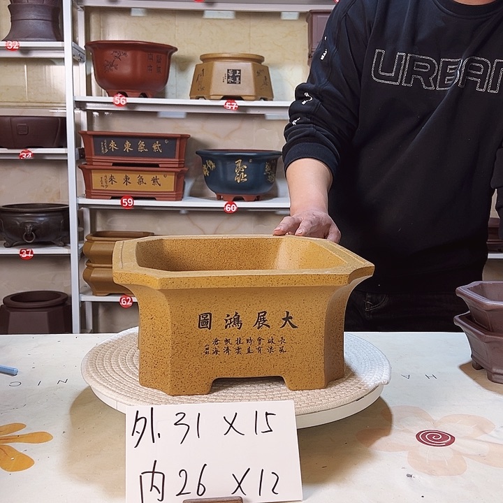 紫砂花盆紫砂花盆