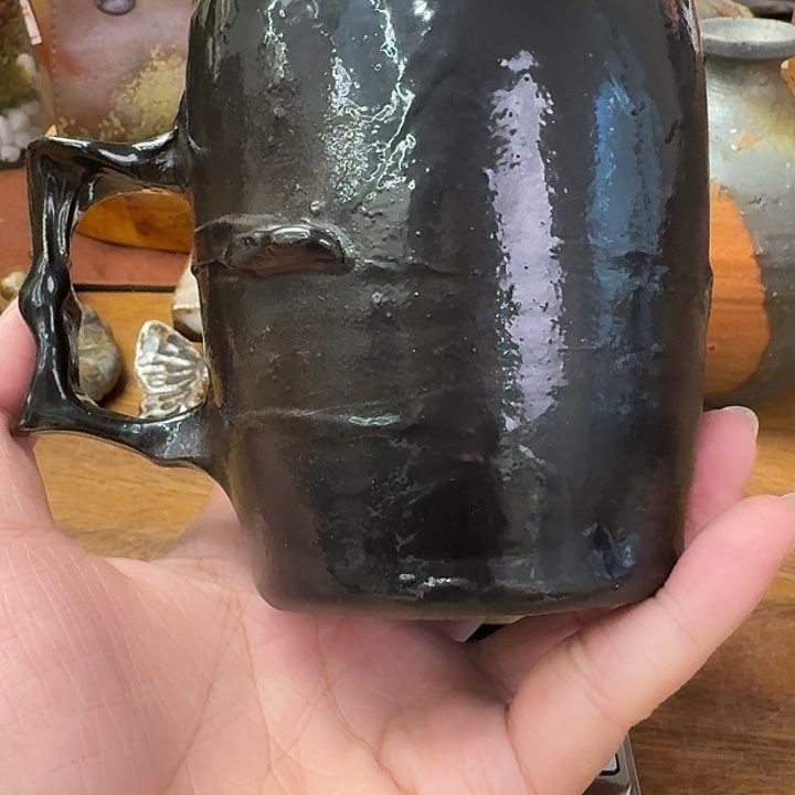 马场隆志备前烧马克杯福利一口价