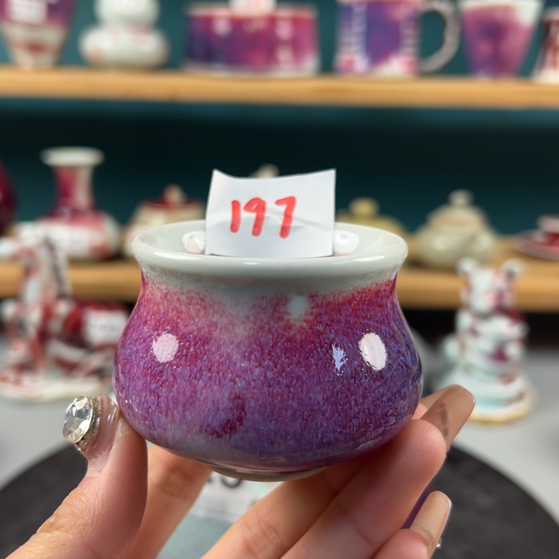 瓷片微瑕主人杯纯手工