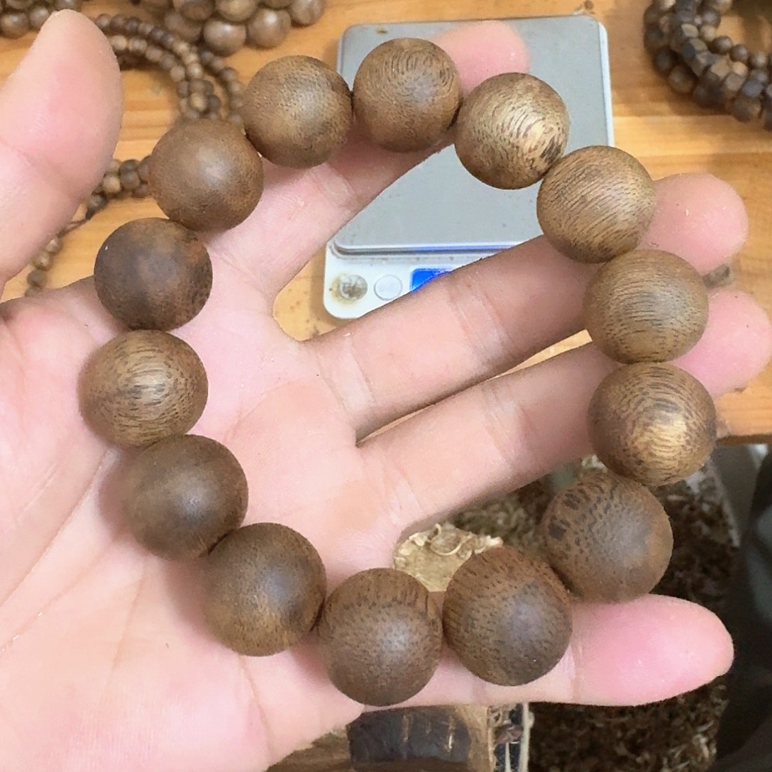 沉香手串棋楠沉香手串卡1.7mm20克单圈