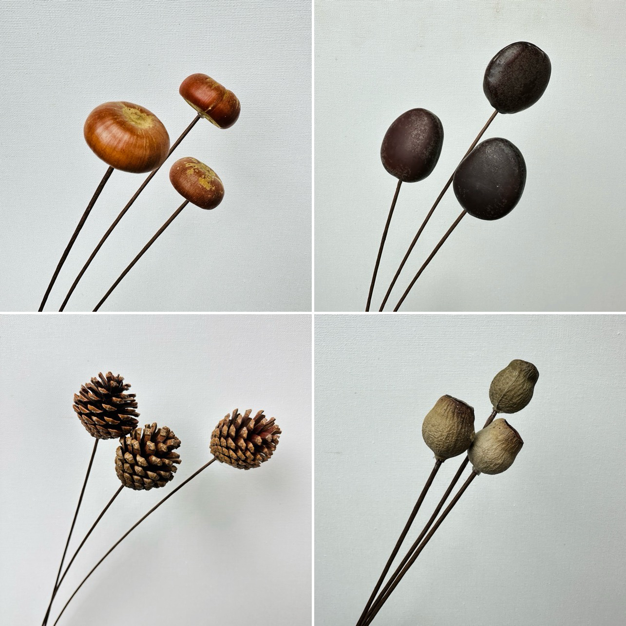 干果干花真花插花花材意境永生花材客厅插花摆放