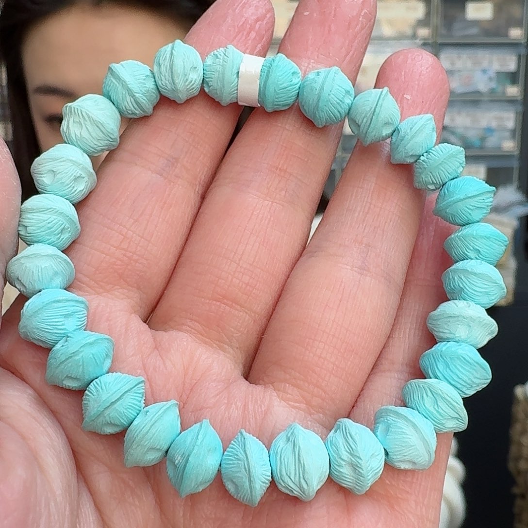 绿松石珠宝奇石未镶嵌