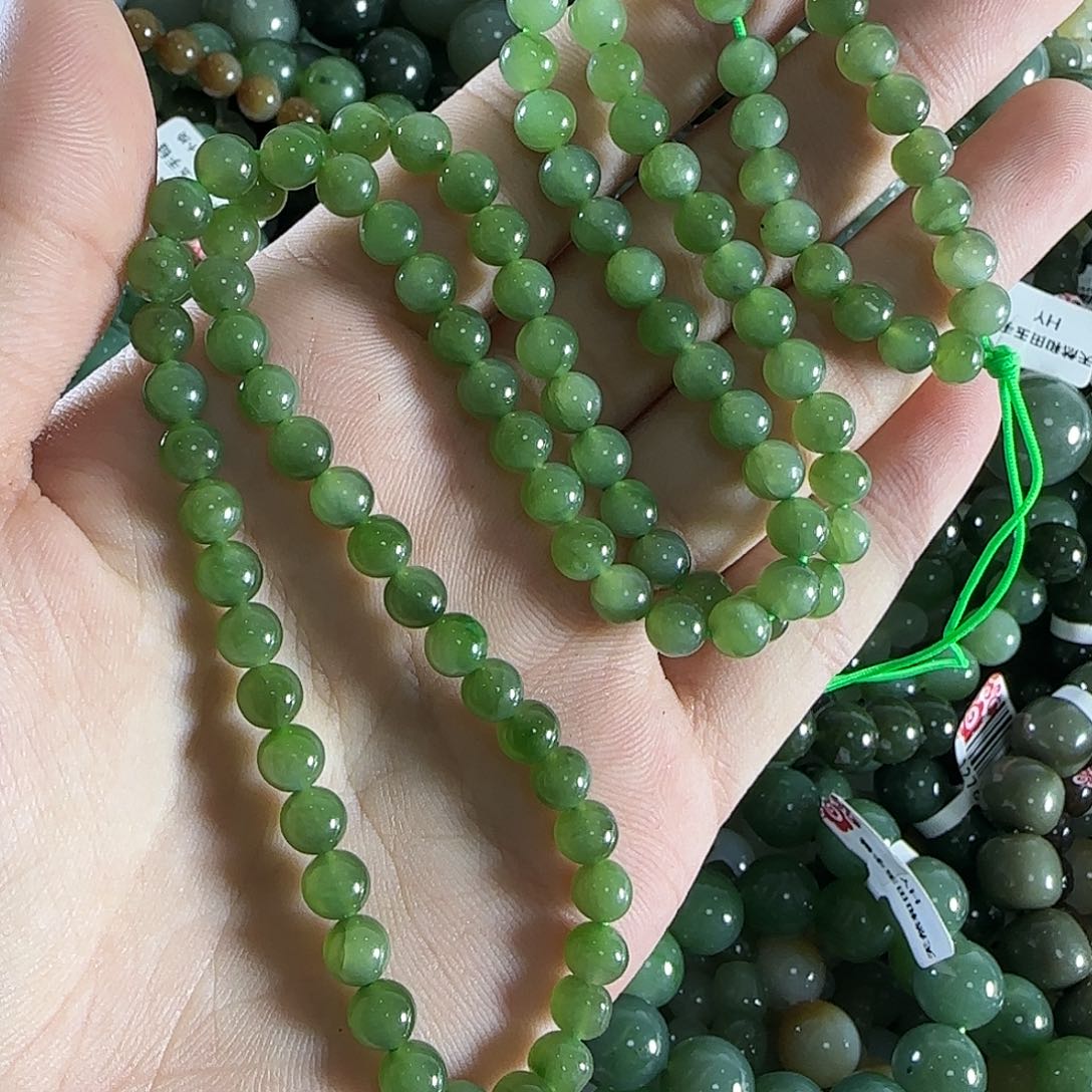 和田玉手链未镶嵌353