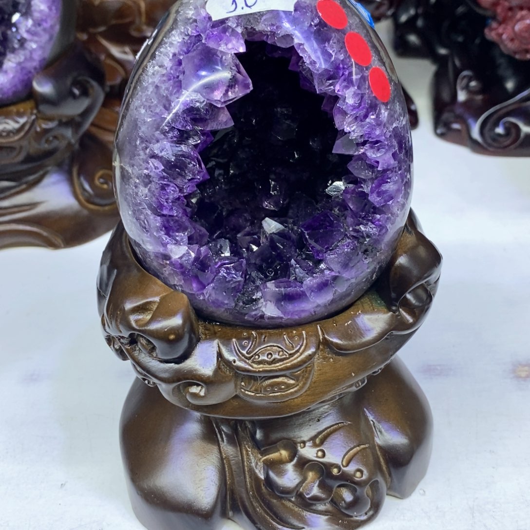 紫晶小葛恐龙蛋未镶嵌