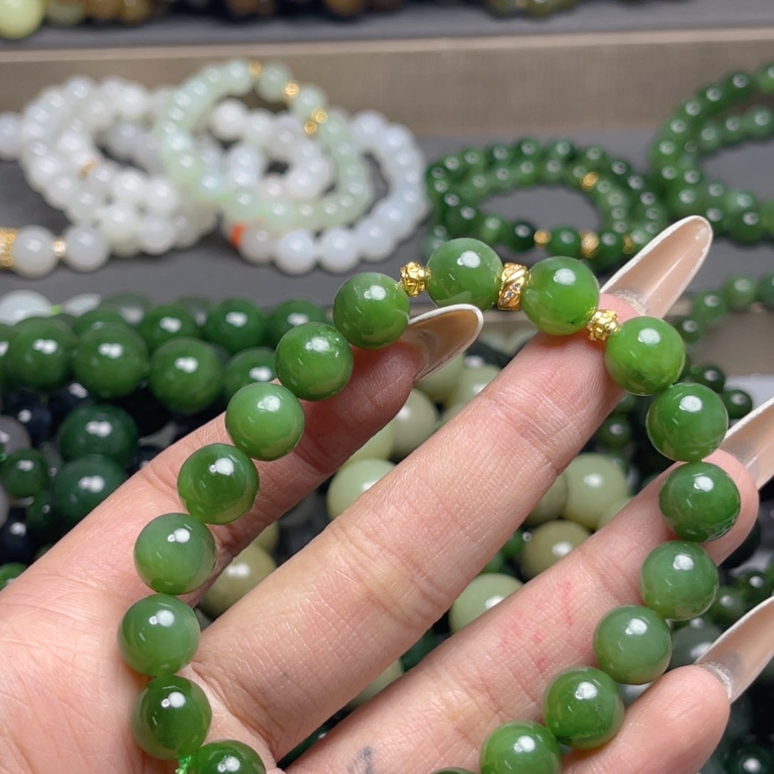 和田玉手链未镶嵌