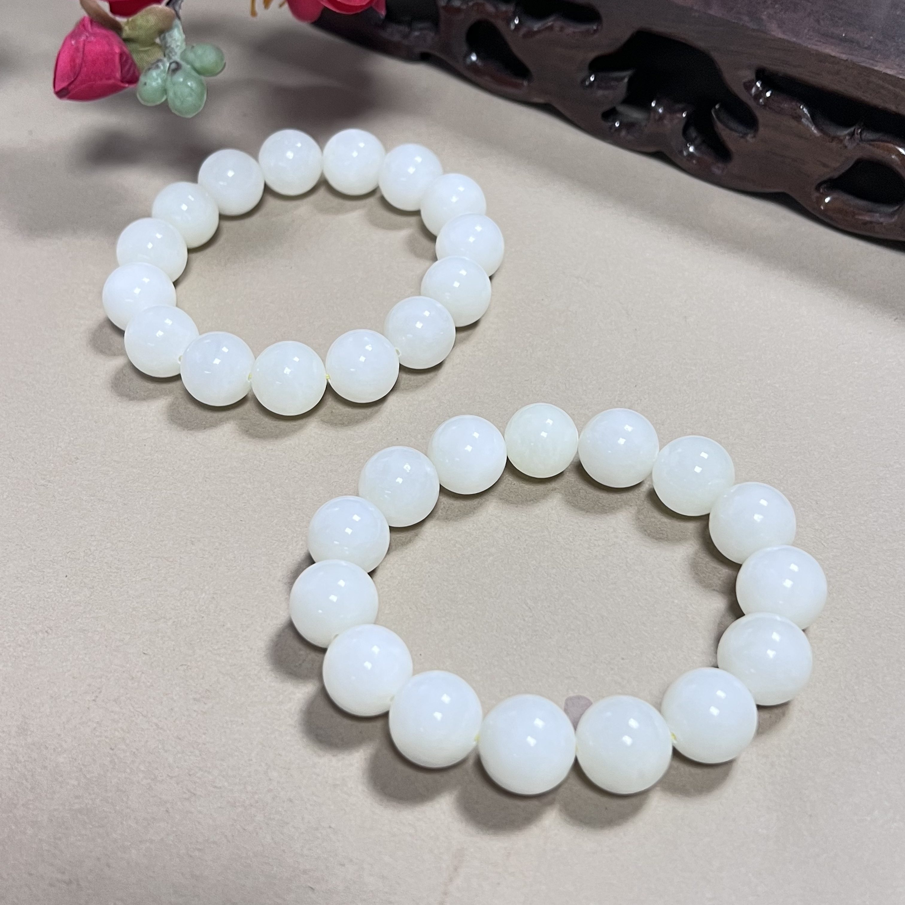 H4928【任会长珠宝】透闪石质玉手串-送礼佳品-多样性只发一件