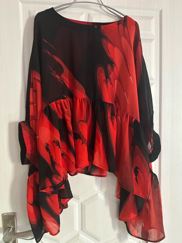 个性设计师款休闲宽松上衣