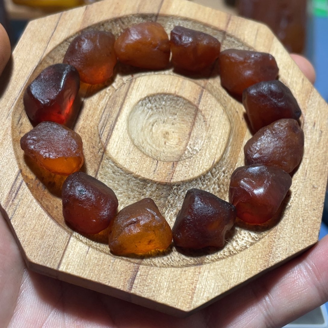 任***生定制蜜蜡未镶嵌波罗的海琥珀蜜蜡手串