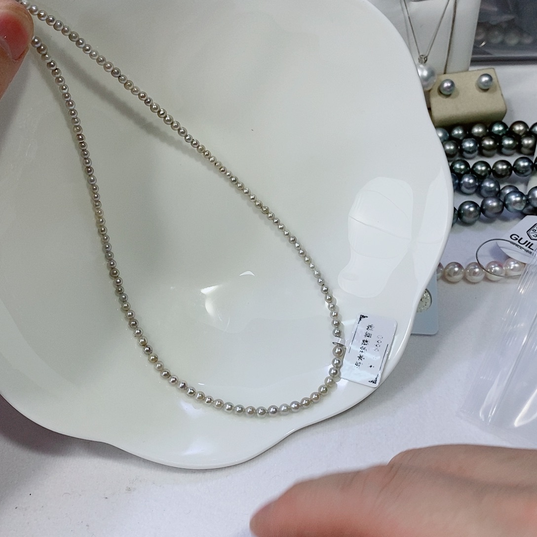 海水珍珠颈饰银S925镶嵌