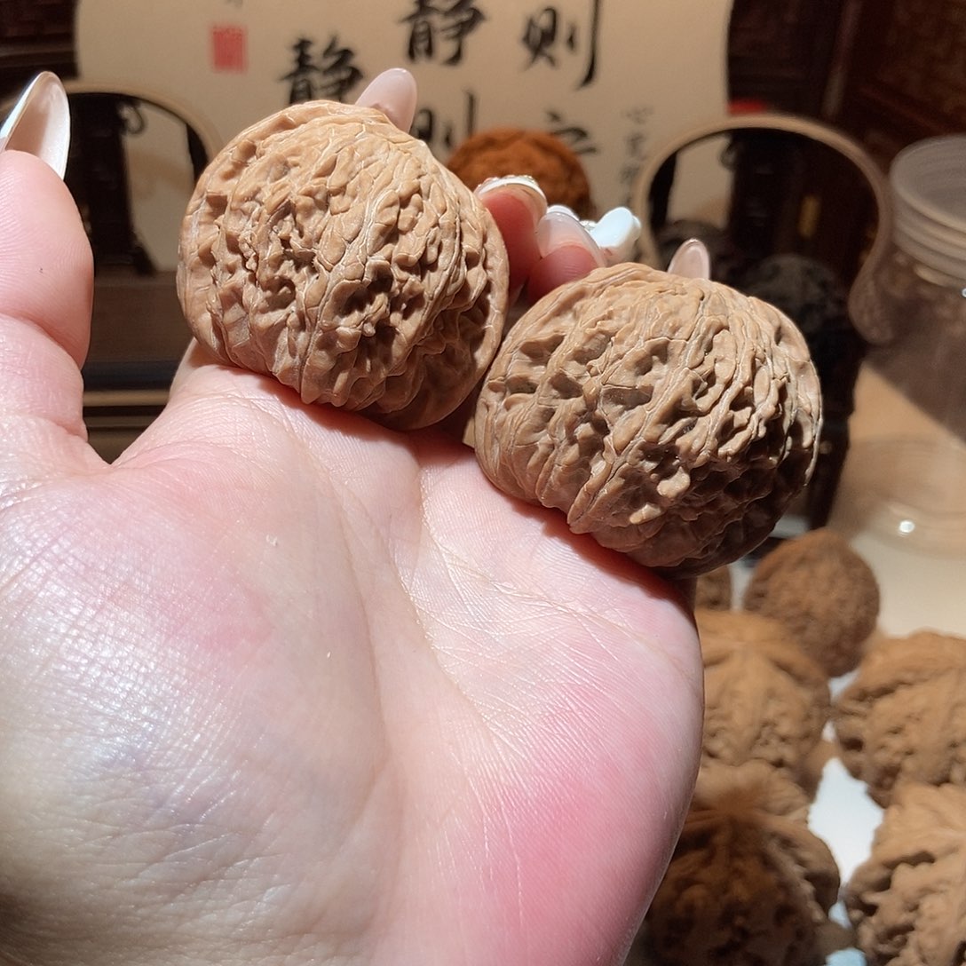 吊坠文玩核桃44对歪