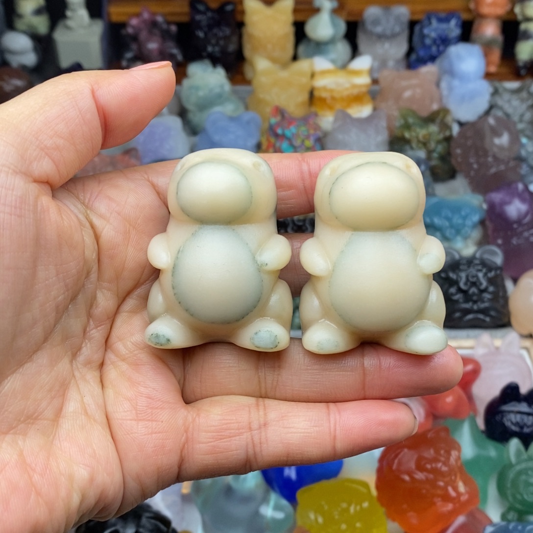 石材手把件 摆件 挂件 佘太翠