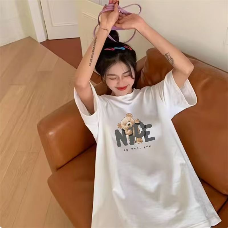 男女同款T半袖印花宽松百搭