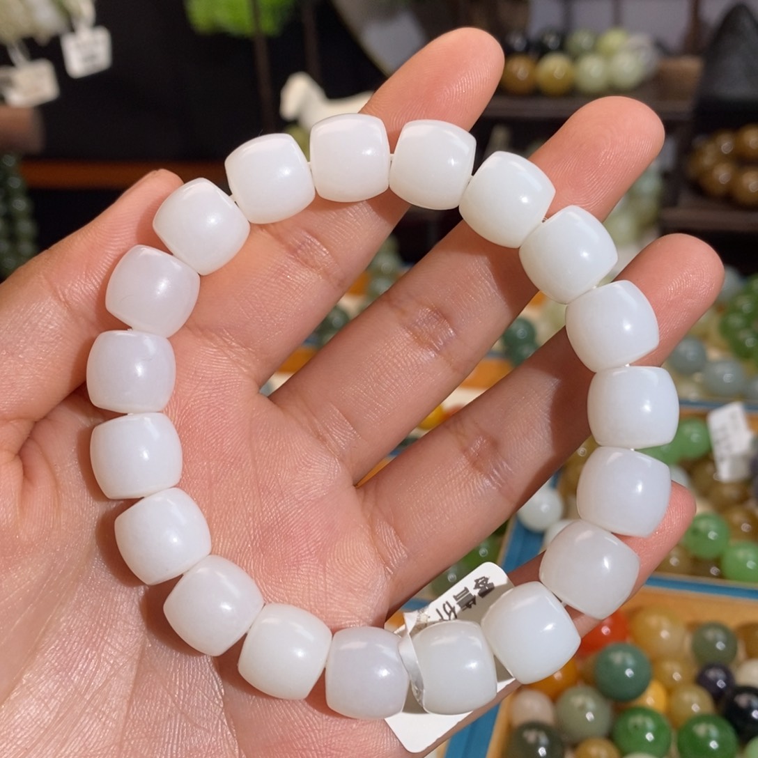 和田玉手串未镶嵌W 12