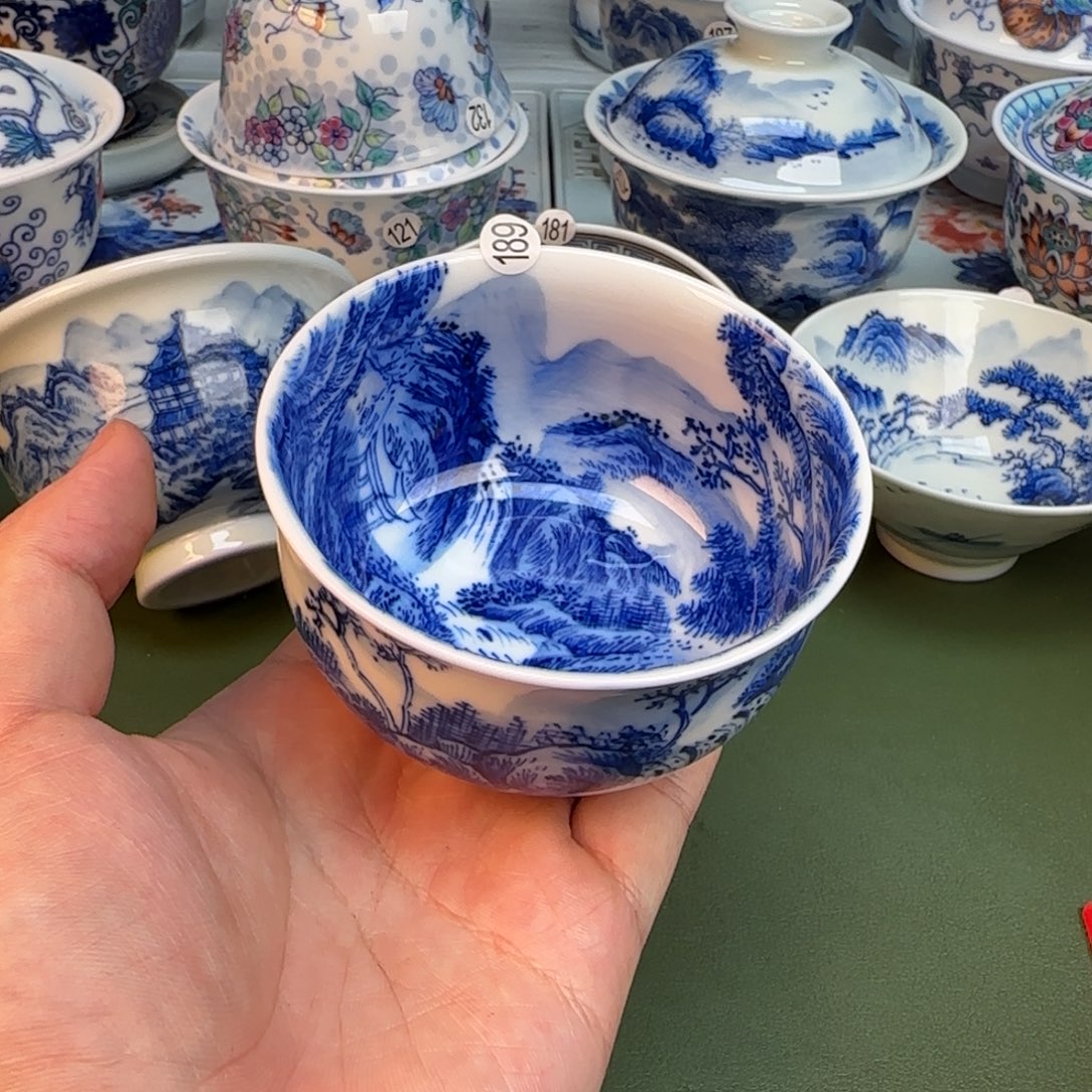 彦祖纯手工手绘茶具139