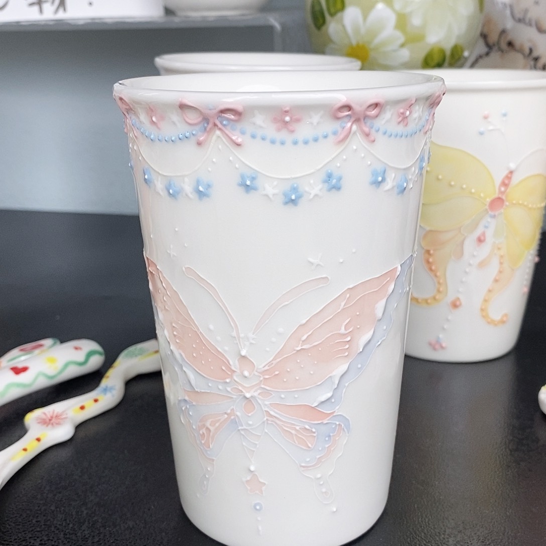 景德镇纯手绘陶瓷孤品瑕疵