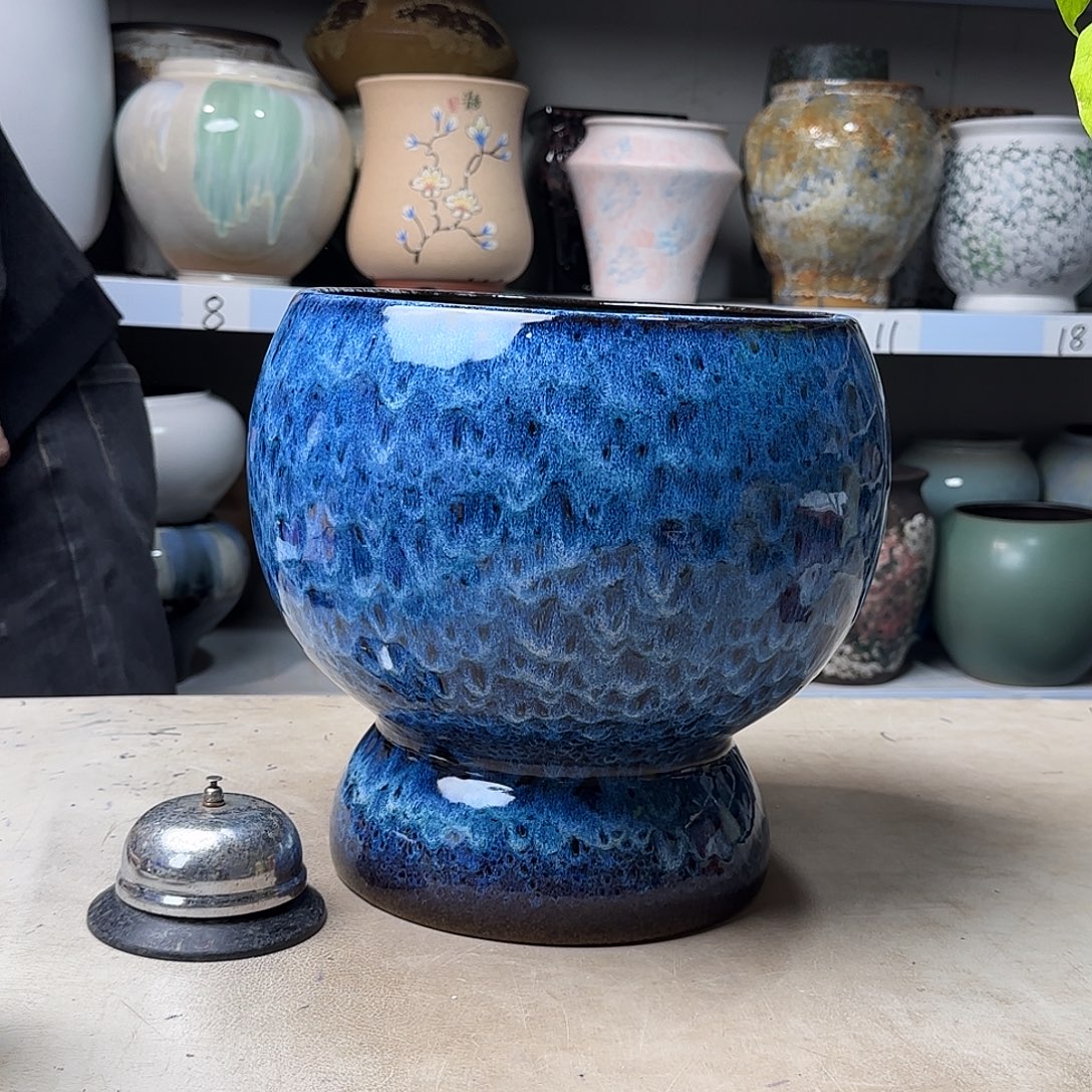 紫砂花盆尺寸25@27