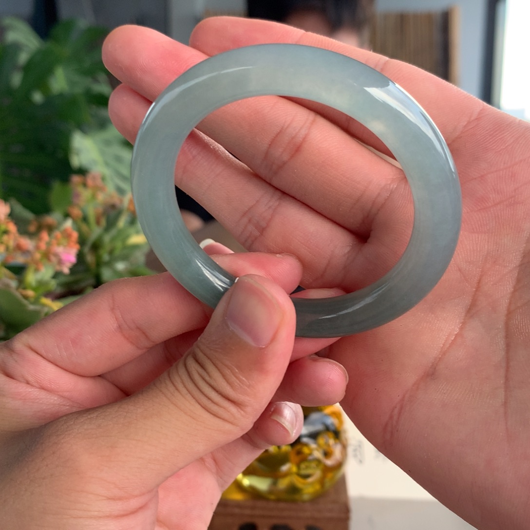 翡翠手镯未镶嵌58号51.1