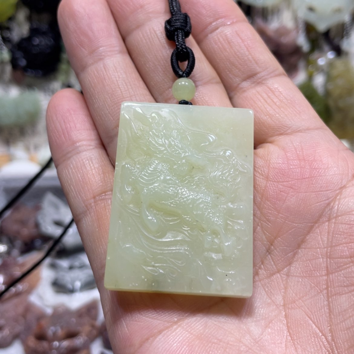 【闪购商品】岫玉颈饰未镶嵌46吊坠