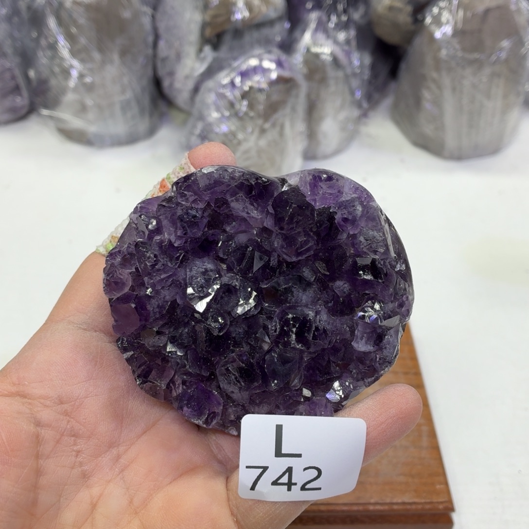 摆件水晶未镶嵌天然紫水晶