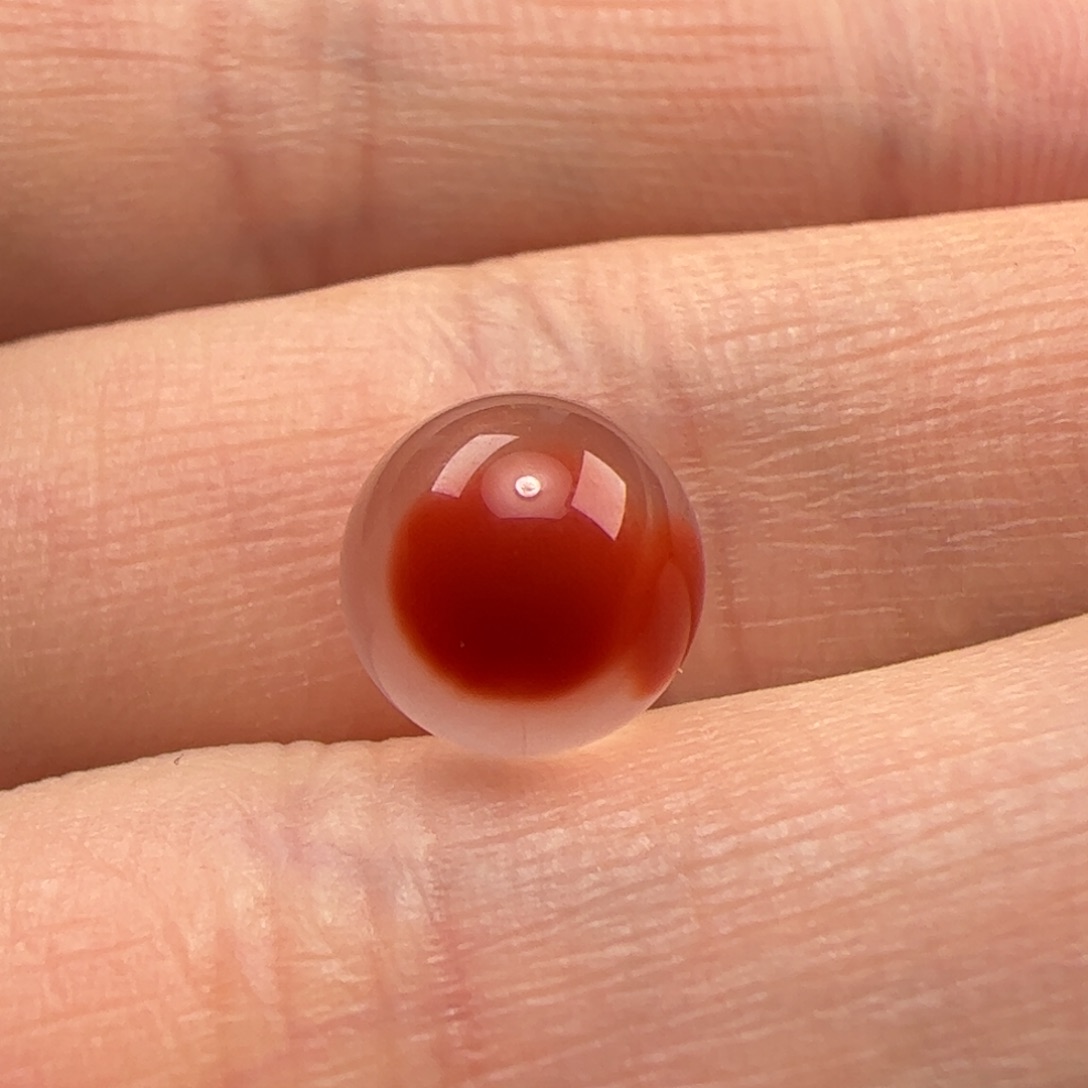 南红玛瑙原矿南红7mm未镶嵌