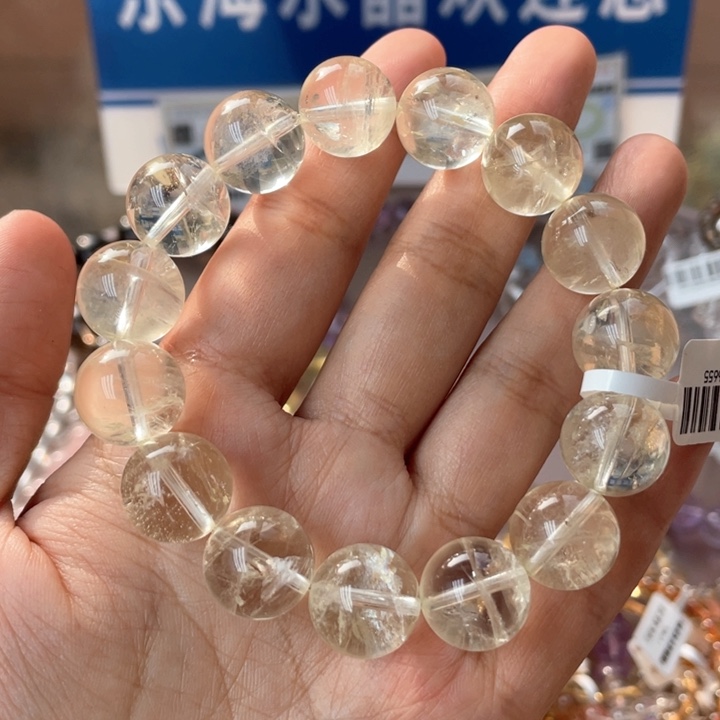 发晶手串未镶嵌黄阿塞